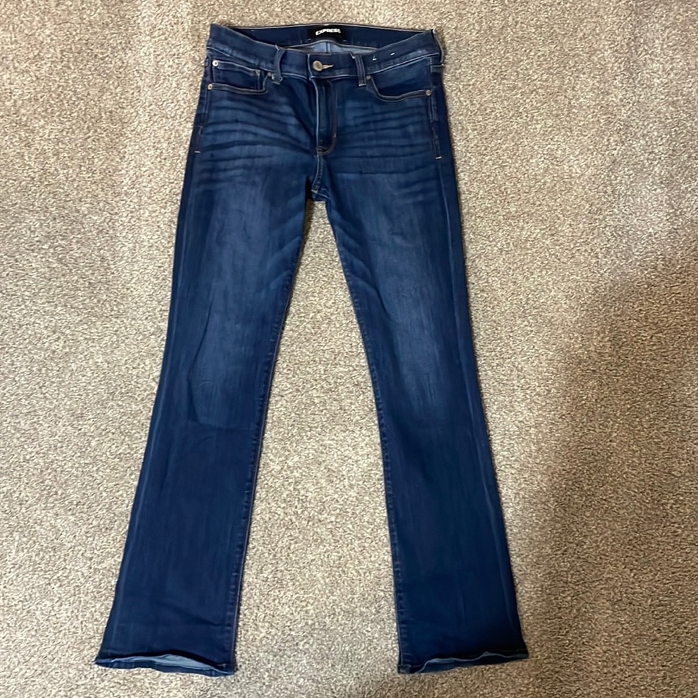 Express mid rise boot jean